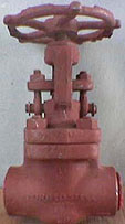 A gate valve is a valve that opens by lifting a round or rectangular gate out of the path of the fluid. The distinct feature of a gate valve is the sealing surfaces between the gate and seats are planar. The gate faces can form a wedge shape or they can be parallel. Gate valves are sometimes used for regulating flow, but many are not suited for that purpose, having been designed to be fully opened or closed. When fully open, the typical gate valve has no obstruction in the flow path, resulting in very low friction loss.